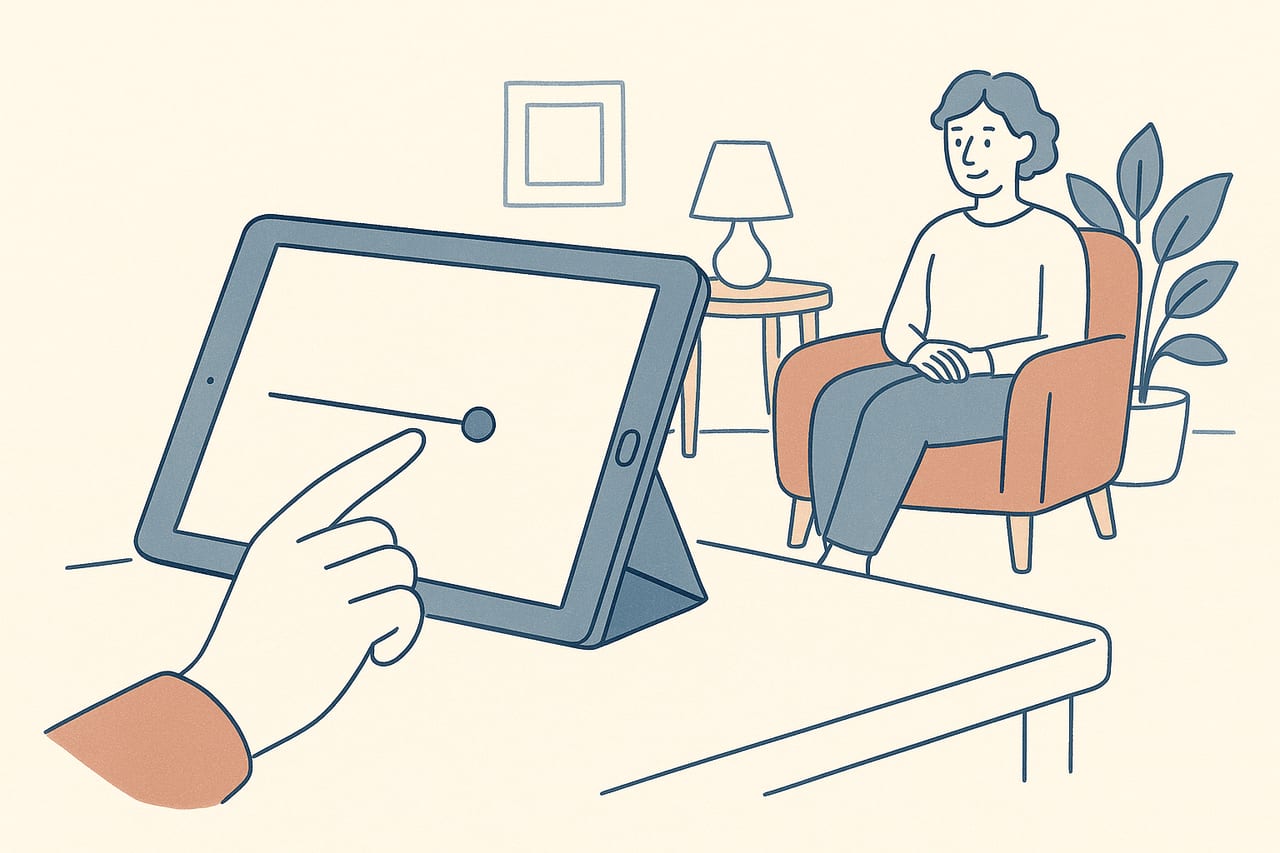 Remote EMDR Sessions on a Client's Phone or Tablet